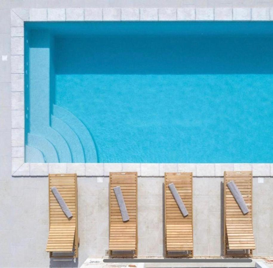 Moderne Istrische Steinvilla - 4 Sterne Mit Privatem, Beheizbaren Pool & Meerblick Kavran Ngoại thất bức ảnh